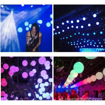 25CM DMX Lifting Led Ball untuk Stage Lighting